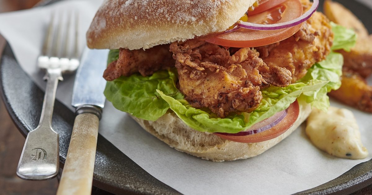 Buttermilk Fried Chicken Sandwich Hawkshead Relish