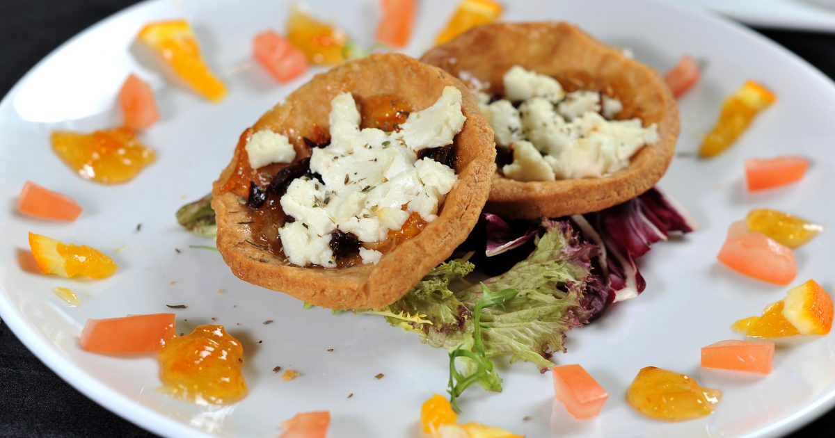 Fig &amp; Orange Tartlet with Goats Cheese | Hawkshead Relish