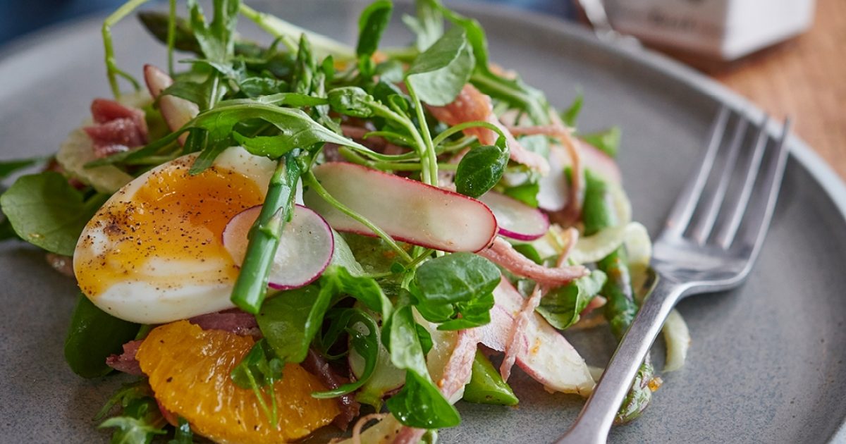 Summer Ham Hock & Asparagus Salad | Hawkshead Relish
