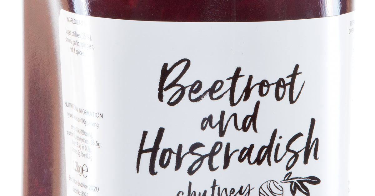 Beetroot & Horseradish Chutney Hawkshead Relish