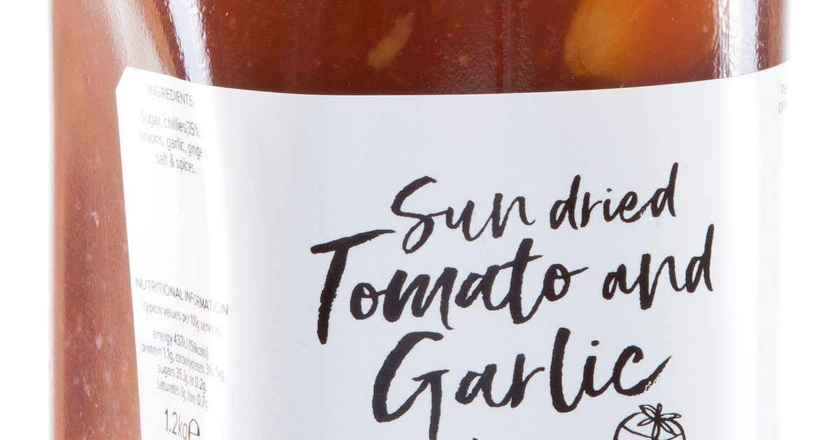 Sun Dried Tomato & Garlic Chutney Hawkshead Relish